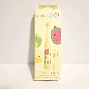 ORDO Sonic Kids Battery Yellow Toothbrush Original Squishmallows Jazwares NEW